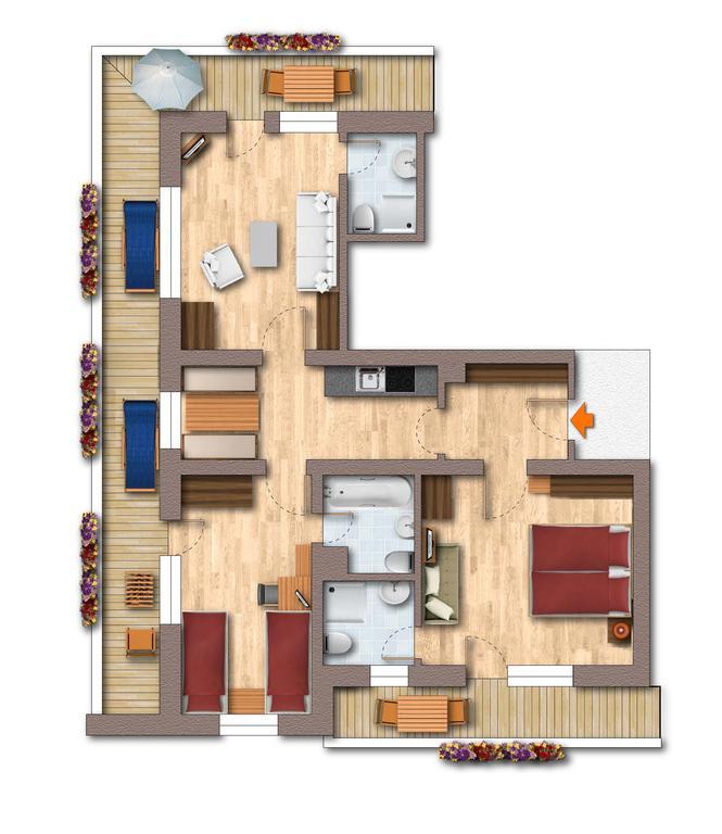 Apartmenthaus Katharina Mayrhofen Eksteriør bilde
